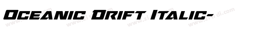Oceanic Drift Italic字体转换